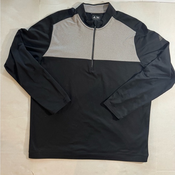 Adidas ClimaWarm Black and Gray Pullover - Picture 1 of 5